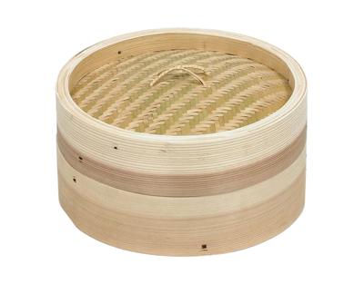 Panela a vapor chinesa Takenosei com diâmetro de 24 cm, conjunto 19006, tampa/corpo