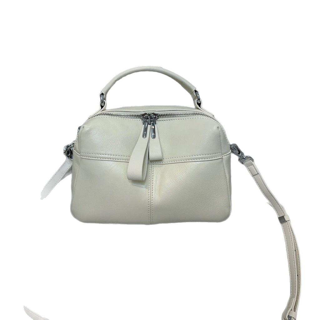 Torba Damska ze Skóry Bydlęcej Jednoramienna Przez Ramię Torba Damska Modna Wielokomorowa Duża Pojemność Praktyczna Torba Apple Miękka