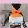 Mochila Infantil Adorável com Design de Carro de Desenho Animado Para Meninos e Meninas do Jardim de Infância Em Rosa Laranja Azul