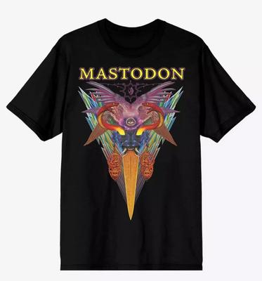 T-shirt Officiel MASTODON Dague Serpent Double Face Tournée 2023 XL Neuf avec Étiquettes