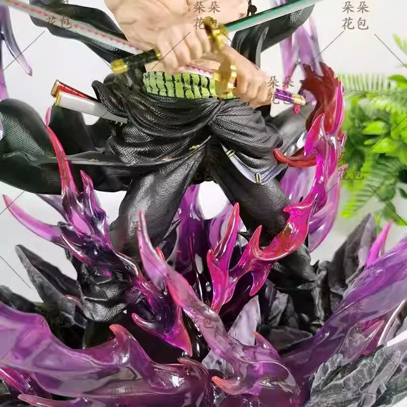 In-Stock 30cm JT Tianhui Raging Zoro GK Figures Anime Collectible Static Statue Desktop Decoration Popular Toys Surprise Gifts