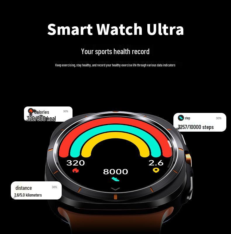 WATCH7 ULTRA: Neue Smartwatch mit Bluetooth, Blutsauerstoffüberwachung und Herzfrequenz-Sportdetektion.