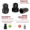 26/13/10Pcs Damaged Screw Extractor Bolt Nut Extractor Set Drive Rusted Screw Remover Tool Broken Screw Stud Removal Kit