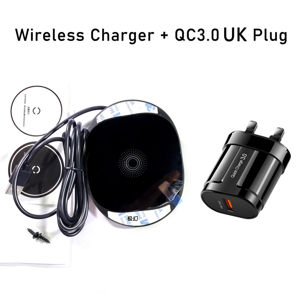 20mm Langstrecken-Wireless-Ladegerät unsichtbarer Marmor Schreibtisch Möbel Tisch versteckte Adsorption Für iPhone XR 11Pro Samsung S10 9