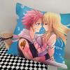 Anime F-Fairy Tail Pillow Case Square Pillow Bedroom Sofa Leisure Comfort Cushion Car Living Room Home Decoration