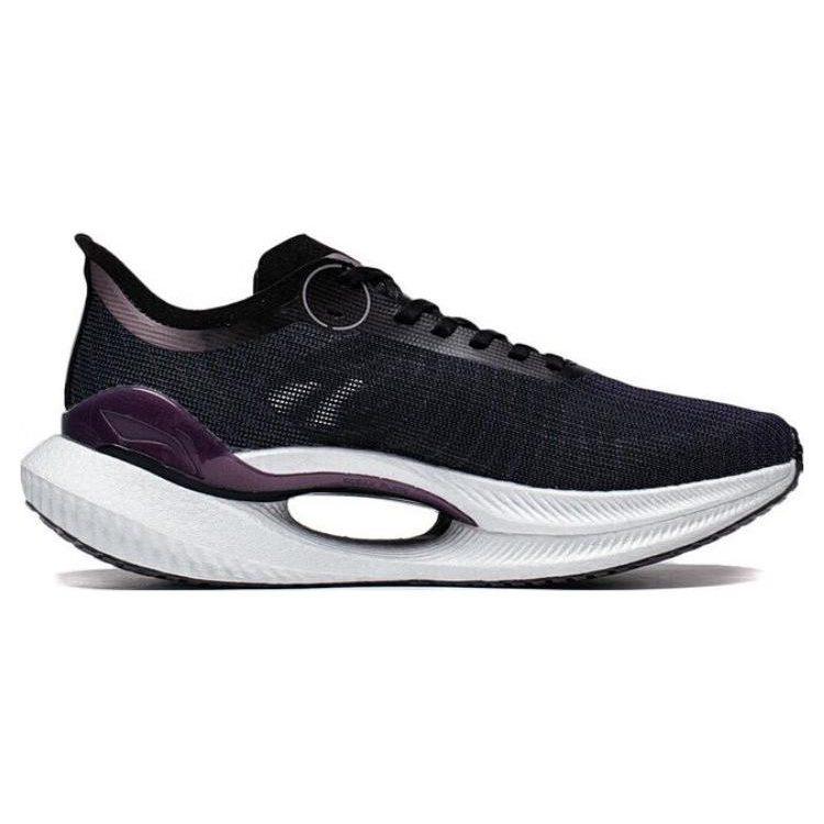 Li Ning Shadow 2 Essential Cushioning Breathable Lightweight Rebound Low top Running Shoes Men's Black ARRT005-5