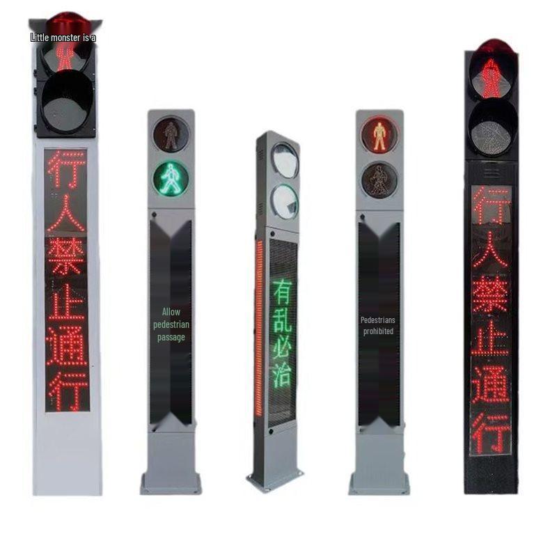 Solar-Powered Mobile Traffic Signal Light for Vehicles & Pedestrians