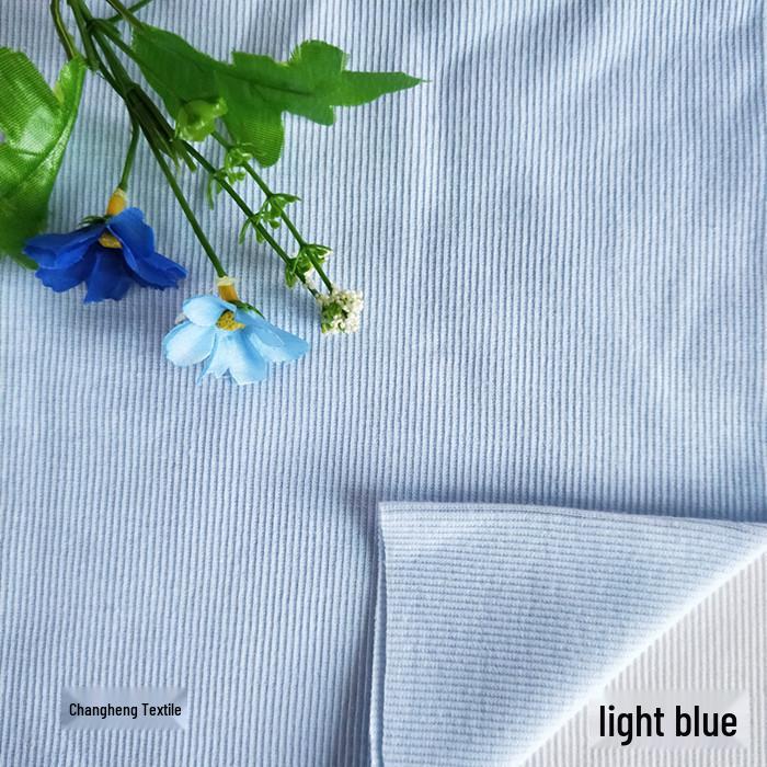 All-Cotton Knitted 2x2 Rib Fabric for Sweatshirt Neckline, Cuffs, and Hem