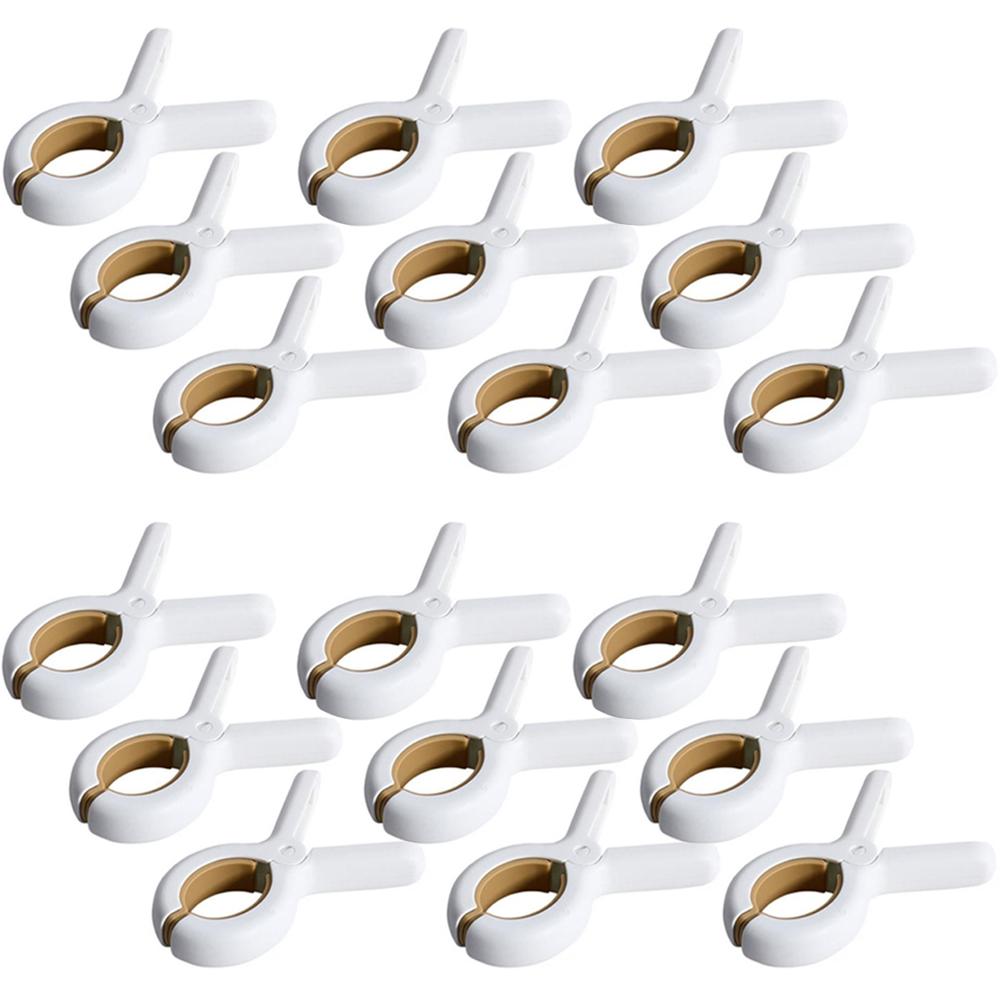 Alfileres para secar ropa, clips de plástico resistentes al viento y sin rastro, clips domésticos para fijar edredones, paquete de 3