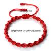 Classic Handmade Braided Bracelets For Women Men Black Red Thread Braid Wristband Charm Bracelet Couple Friendship Jewelry Gifts