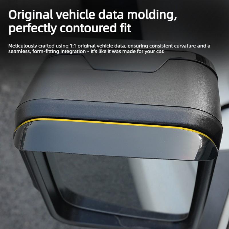 For BAIC 212 T01 2025 2026 Rearview Mirror Rain Visor Rear View Mirror Waterproof Rain Guard Exterior Accessories