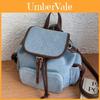 Denim Canvas Backpack For Travel And Adjustable Straps For Casual Use