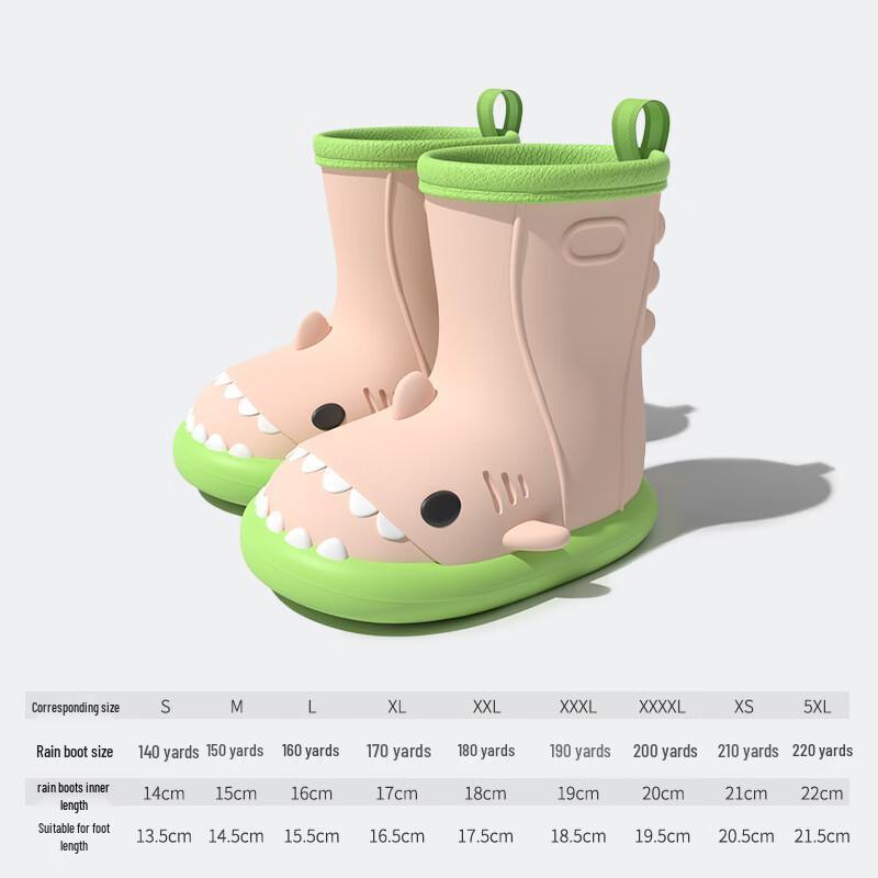 Little Cute Shark Kids Rain Boots