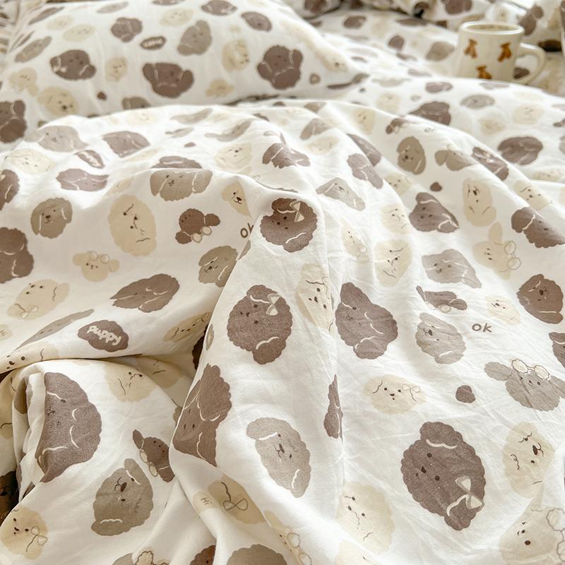 Skin-friendly Duvet Covers Cartoon Style Bed Covers Funda Nordica Soft Comforter Covers Adults/Kids Quilt Cover(No Pillowcase)