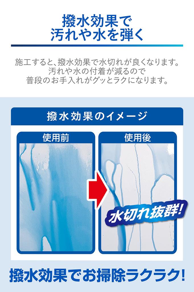 CARMATE a coating for home and bathroom with and DSC10, stain-resistant bathrooms, sinks, vanities, water-repellent mildew-resistant properties.