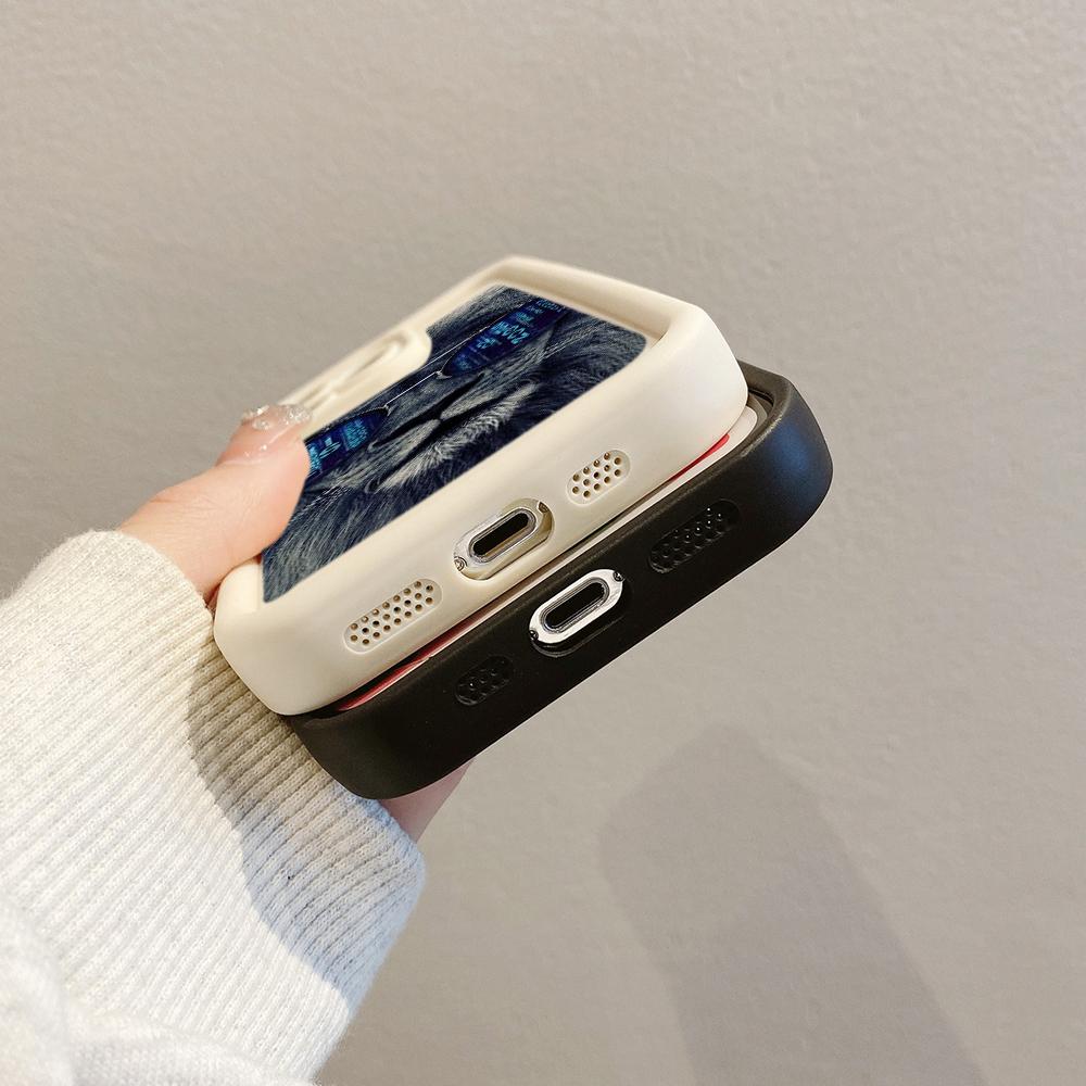 Ae86 Lion Black Design Art Ochronne Etui na Telefony Samsung S24 S23 S22 Ultra A15 A14 S21 FE A54 A12 A25 A35 A53 Angel Eyes TPU Tylna Obudowa