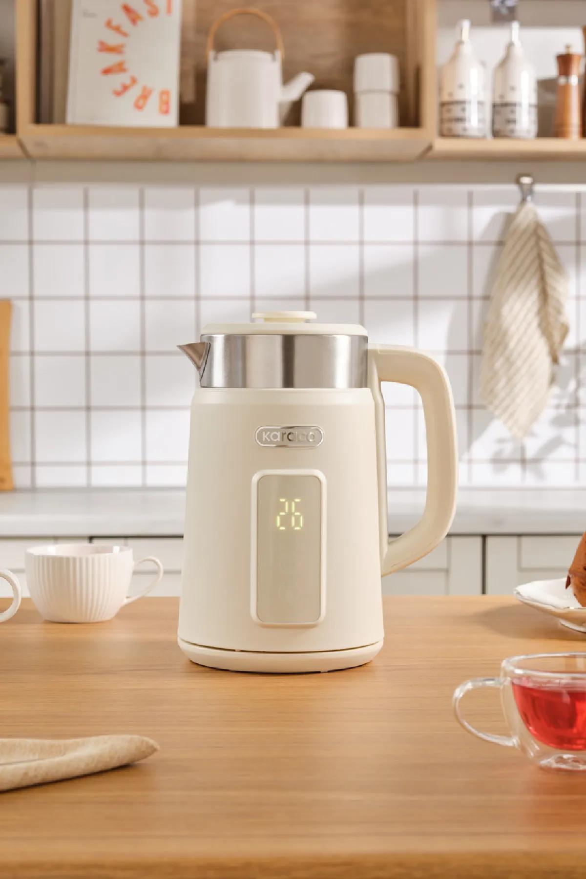 

Чайник Karaca Multiboil Retro Cool Touch Kettle Cream