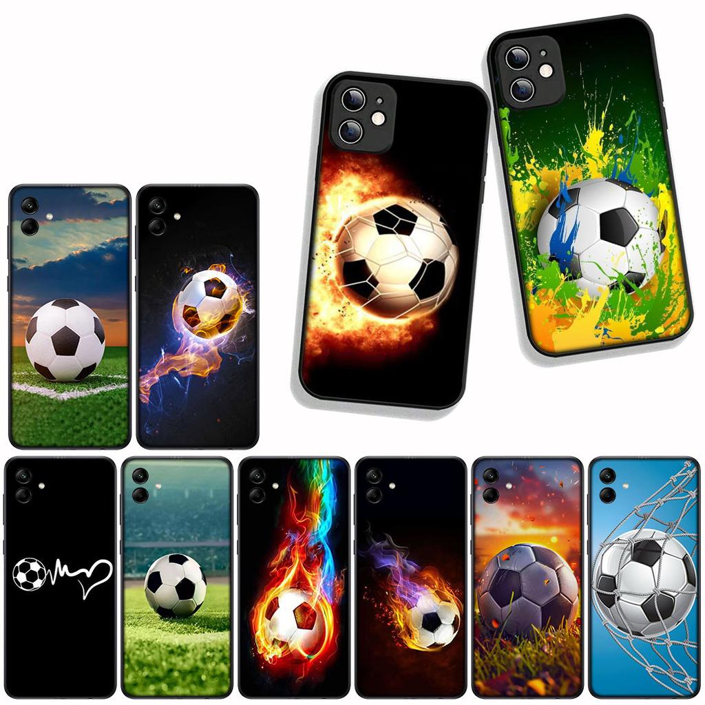 for Motorola Moto G54 G05 G24 G55 G75 G85 G15 G57 G86 Power Edge 50 30 Ultra Fusion neo Pro Case Football No5 Soccer Number No 5