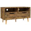 TV Cabinet Smoked Oak 90x40x48.5 cm Particle Board