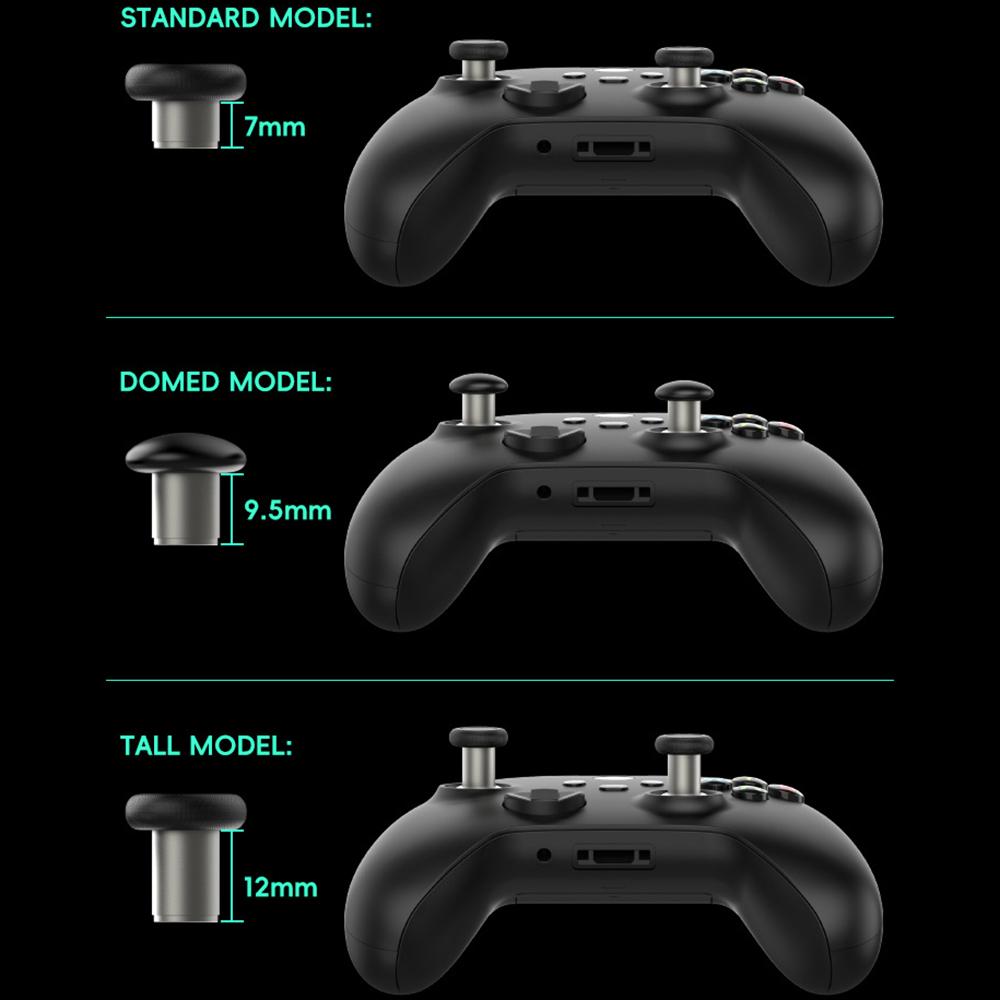 DATA FROG 3 perechi Thumbstick pentru Xbox One Elite/One S/Seria X/Seria S/Sony PlayStation 4 Controller de schimb Rocker cu bază