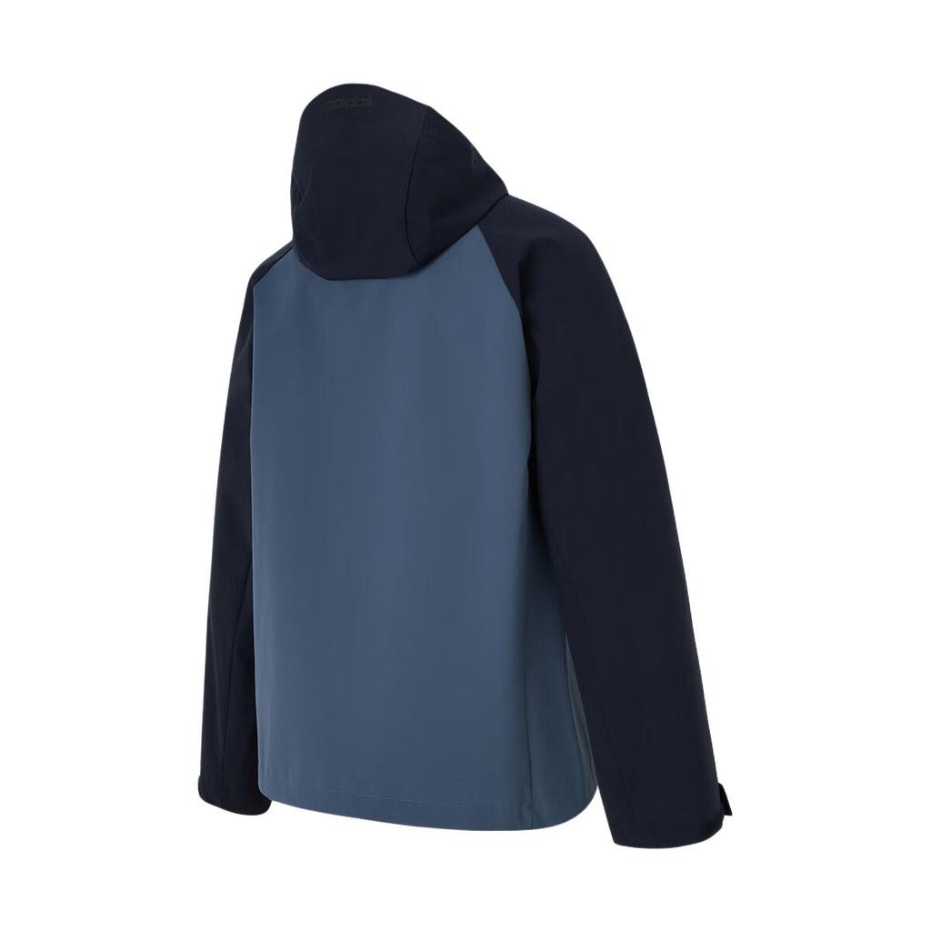 Adidas Comfortable Zippered Raglan Hooded Jacket Men Jackets KG8962