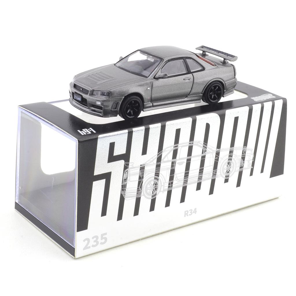 DCT/DM 1/64 Nissan GTR R34 Car Alloy Toys Motor Vehicle Diecast Metal Model Kids Toys Boys