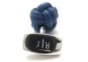 TATEOSSIAN Nord Pelle Leather Cuffs Cufflinks (Rhodium & Blue)