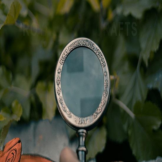 Lovely Henry Hughes London 1941 Magnifying Glass with Leather Case