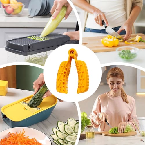 Finger Protector for Cutting Food - Finger Guard for Slicing, Fruit Slicer Guard | Non-Slip Food Grabber Tool, Finger and Hand Protection for Cutting