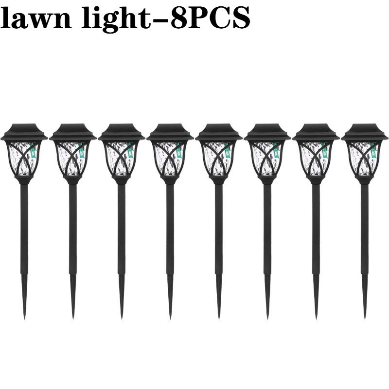 Solar Garden Lights Waterproof Outdoor Yard Lawn Decor LandscapePathway Lights for Yard Garden GrassDecoration with Ground Stake