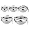 Double-layer Stainless Steel Bowl Fell -resistant Canteen Bowl Tableware Soup Bowl  Kindergarten