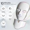 7-Color LED Face & Neck Mask — Portable Skin Firming & Brightening