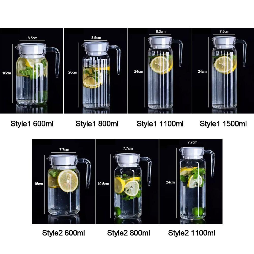 Transparent Water Bottle Large Capacity Juice Cold Water Bottle New Coffee Milk Pot