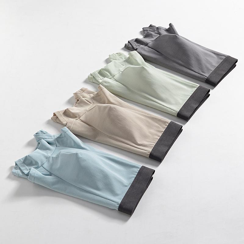 Men's Spring and Summer Cotton Wolfberry 7A Antibacterial No Trace Flat Angle Underwear