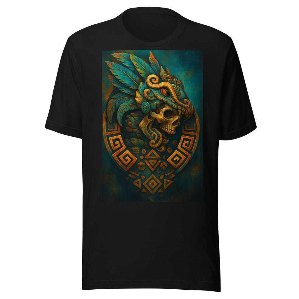 Aztec Warrior Skull Unisex T-shirt