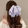 Elegant Women's Multi-layer Large Bowknot Hair Claw Fashion Barrettes Multi-color Ponytail Clip Hairpin Hair Accessories