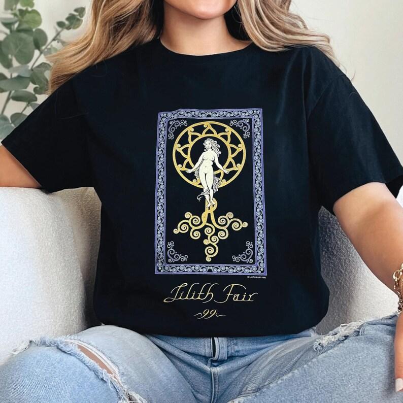 

2026 Lilith Fair T-shirt Summer Fashion Trendy Tee Men Women Vintage Top Hip Hop Streetwear Oversized Tshirt Short Sleeve Casual Clothing 4XL