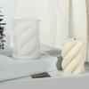Mold 3-D Silicone Mold Cylinder Molds Epoxy Mould for Candle Making DIY Candles Wax Handmade X3UC