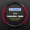 For Lexus GX UX NX RZ RX LX LX570 ES LS IS CT GS LM LC RC SC RC-F, Carbon Fiber Suede, Car Steering Wheel Cover High QualityKP2 