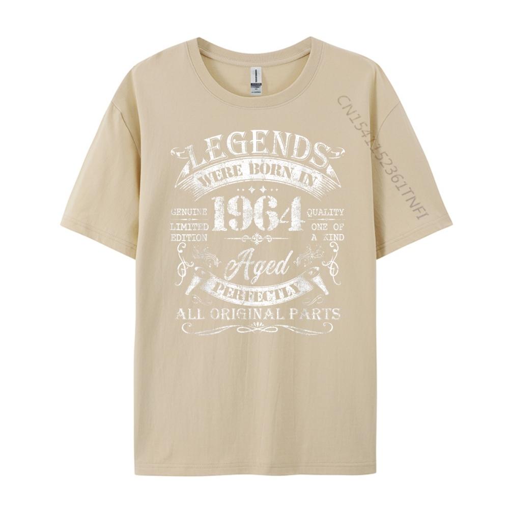 Legends Were Born In 1964 Years Old Birthday New T Shirt Printed Tshirt Thanksgiving