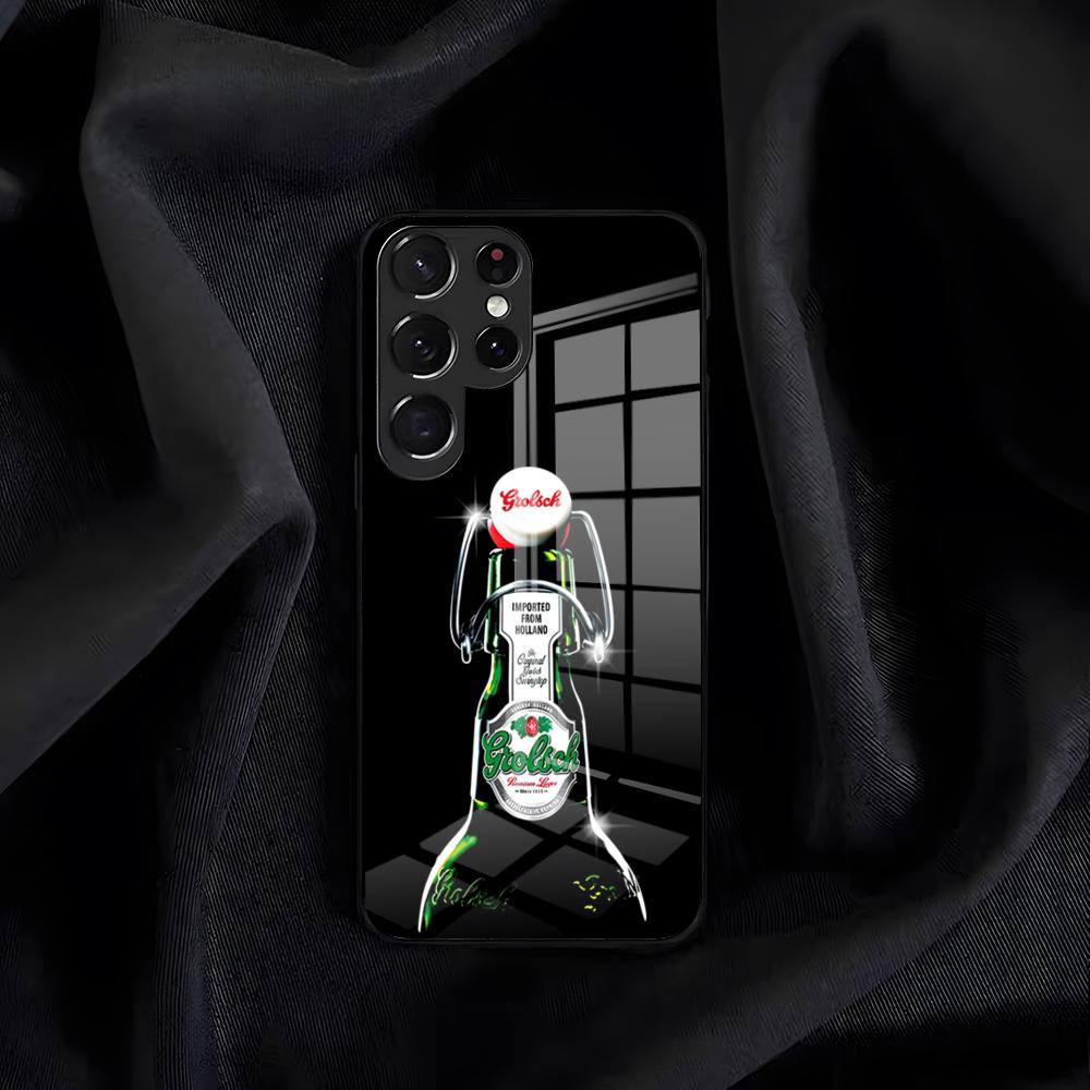 

G-GrolschES Beer Phone Case For Samsung S26 S25 Edge S24 S23 S22 S21 S20 Ultra Plus FE Glass Cover Galaxy S23 Ultra