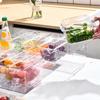 Detachable Fresh Iced Box Transparent Fridge Fruit Box Chilled Fruit Fresh-keeping Box