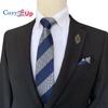 Conjunto de gravata de duas peças com flores para homens, listra, gravata, lenço de mão, paisley, xadrez, gravata