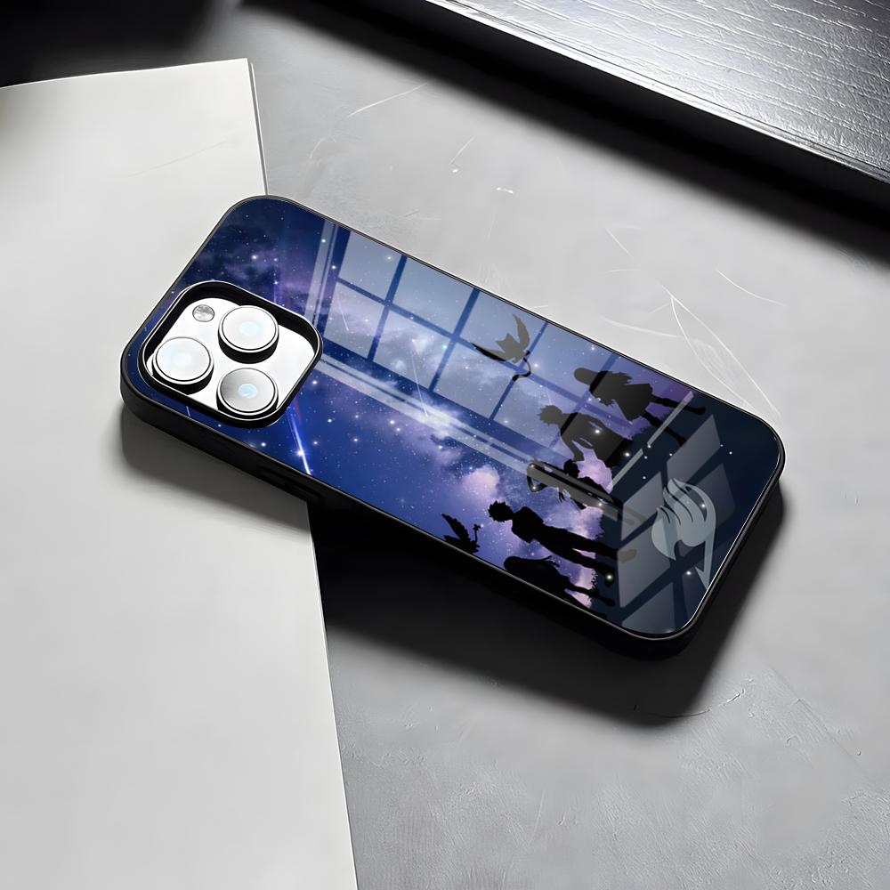 ANIME FAIRY TAIL Phone Case For IPhone 17 Pro Max 15 Pro 16 14 Plus 12 13 Mini 11 Pro Shockproof Glass Cover