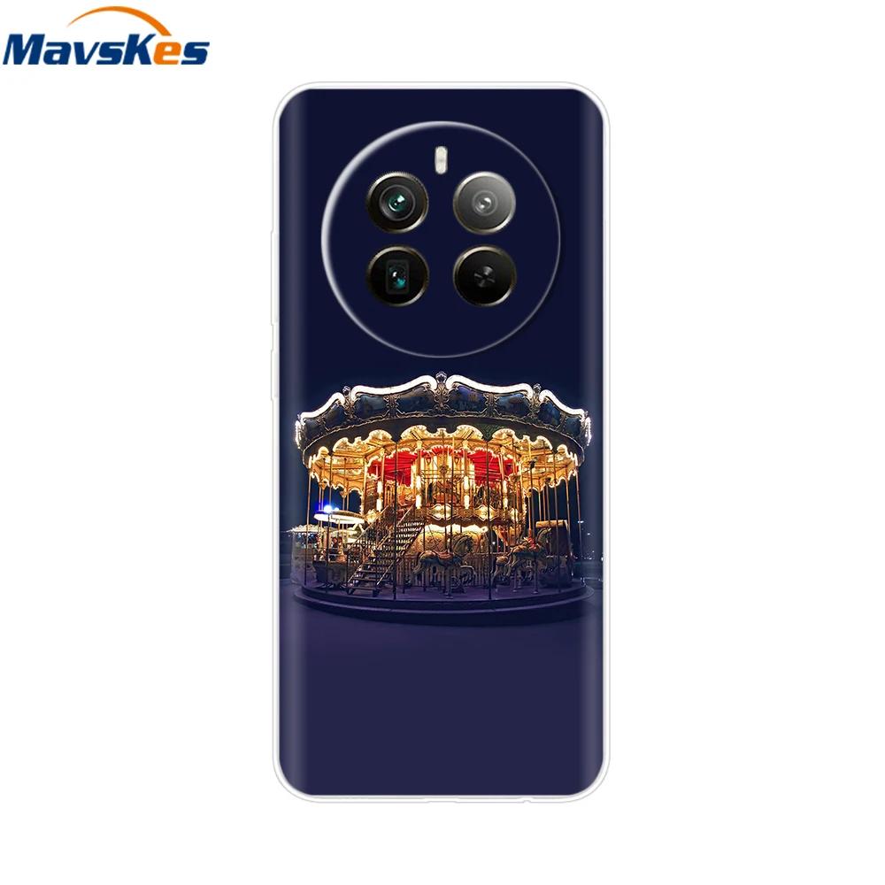 For Realme 12 Pro+ Case Love Heart Soft Silicone Cover for Oppo Realme 12 Plus 5G Fundas for Realme 12 Pro Plus Realme12 Bumper