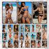 Sexy Girl Metal Sign Beach Bikini Metal Poster Women Vintage Sexy Lady Metal Plate Decorative Tin Plaque Home Bar Pub Decor