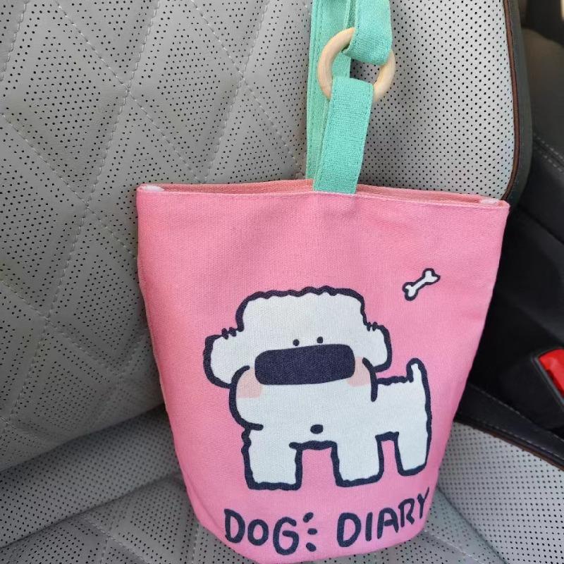 Office workers portable handbag canvas bucket bag cute bucket type handbag Bao Ma going out handbag