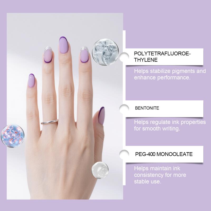 

12Pcs Nail Marker Drawing Acrylic Paint Pens Nail Art Graffiti Pen Set Waterproof Nail Painting Manicure Extra Fine 0.5Mm Onesize