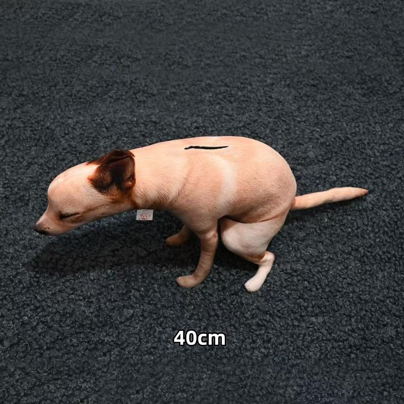 15/40/60cm Großes Niedliches 3D-Simulations-Hunde-Stofftier Kuscheltier Hunde-Stofftierkissen Gefüllte Cartoon-Puppe Heimdekoration Freunde Kinder G