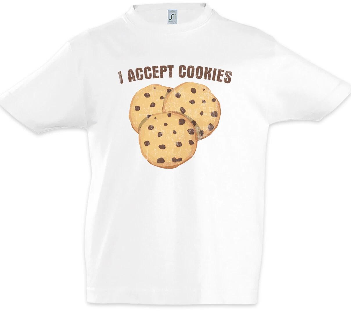 I Accept Cookies Kids Boys kids boys T-Shirt Computer Scientist Fun Admin Programmer 100